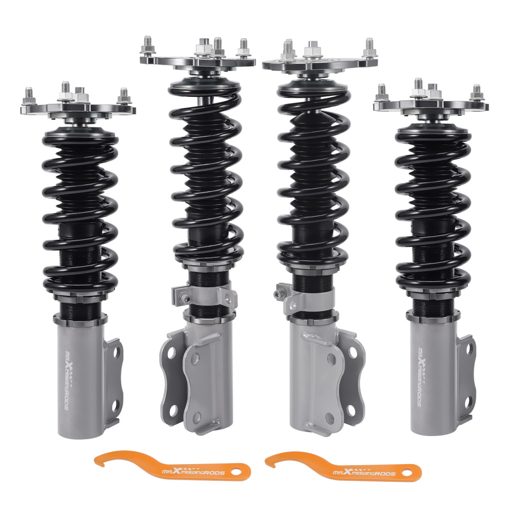 Compatible for Buick 97 - 09 Adjustable Height Shock Absorber Grey Tuning Coilover Kits lowering kit