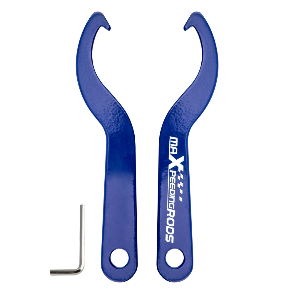 2 pezzi in acciaio coilover C chiave a gancio chiave universale bobina sopra la molla