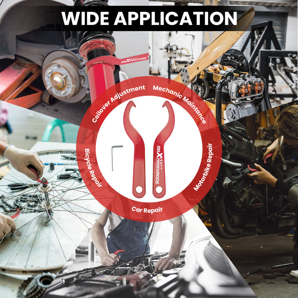 Pair Coilover C Spanner Spanners compatible for Nissan S13 compatible for Subaru GDB compatible for Holden Compatible for Honda Coil