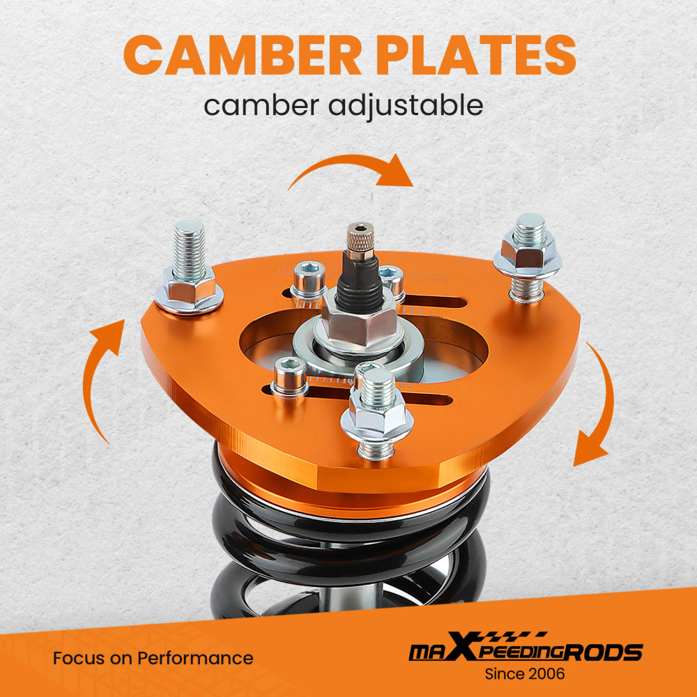 Réglable Amortisseurs compatible pour Jeep Compass MK49 2.0 CRD 2.4 2008-2017