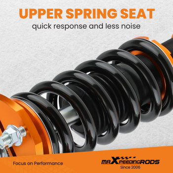 Réglable Amortisseurs compatible pour Jeep Compass MK49 2.0 CRD 2.4 2008-2017