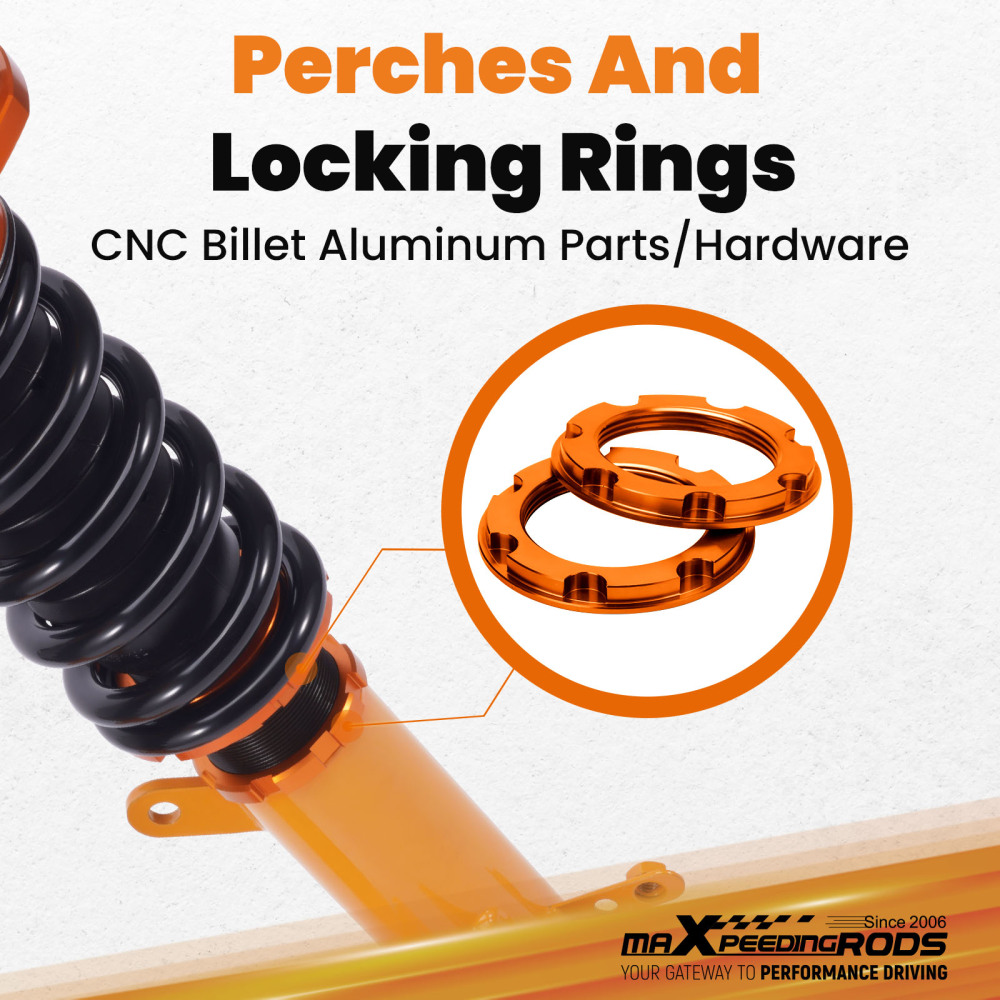 Coilovers Suspension Struts compatible for Dodge Caliber 2007-2012 Patriot (MK) Compatible for FWD Compass