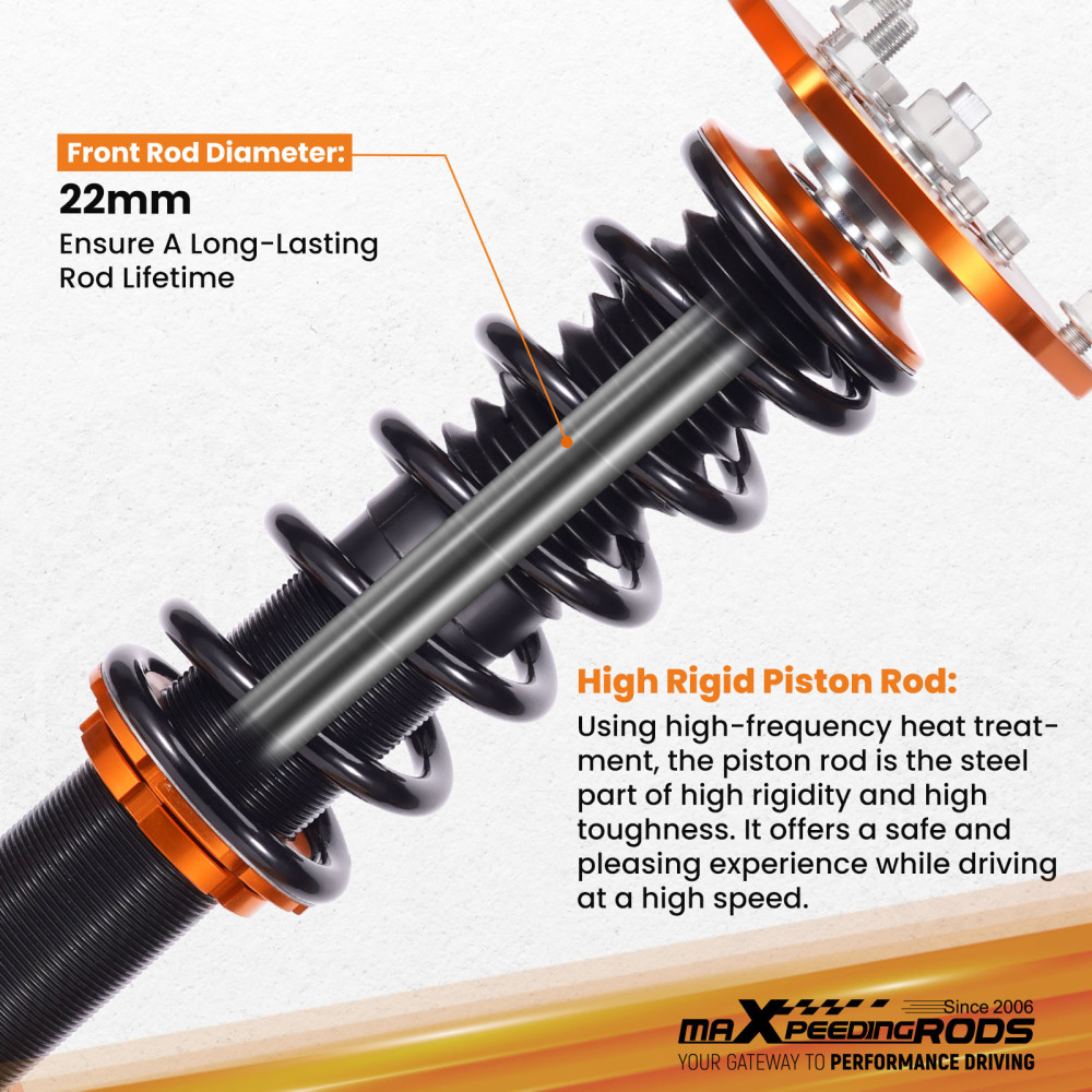 Coilover Suspension Kits compatible for Toyota Camry 2007 2008 2009 2010 11 Shock Absorbers