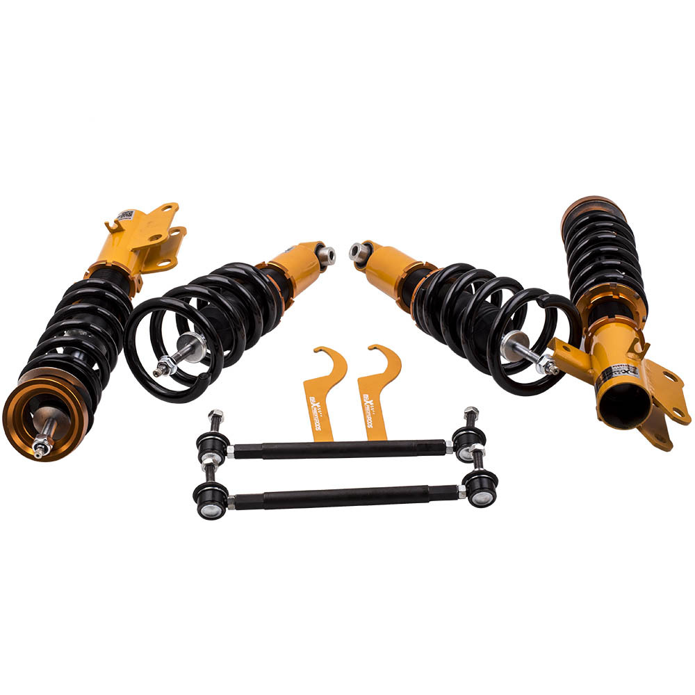 Compatible for Chevrolet Camaro V8 2012-2015 Adj. Damper Shock Absorbers Complete Coilovers  lowering kit