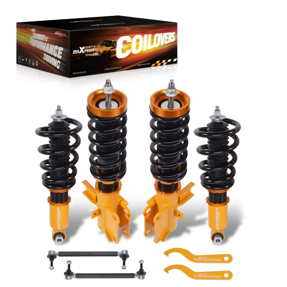Coilover Kits compatible for Chevrolet Camaro 2010-15 Adj. Height Coil Springs Struts