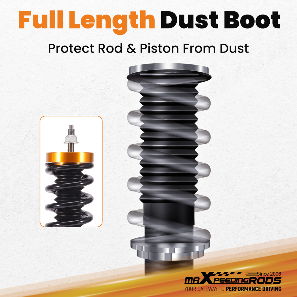 Coilover Kits compatible for Chevrolet Camaro 2010-15 Adj. Height Coil Springs Struts