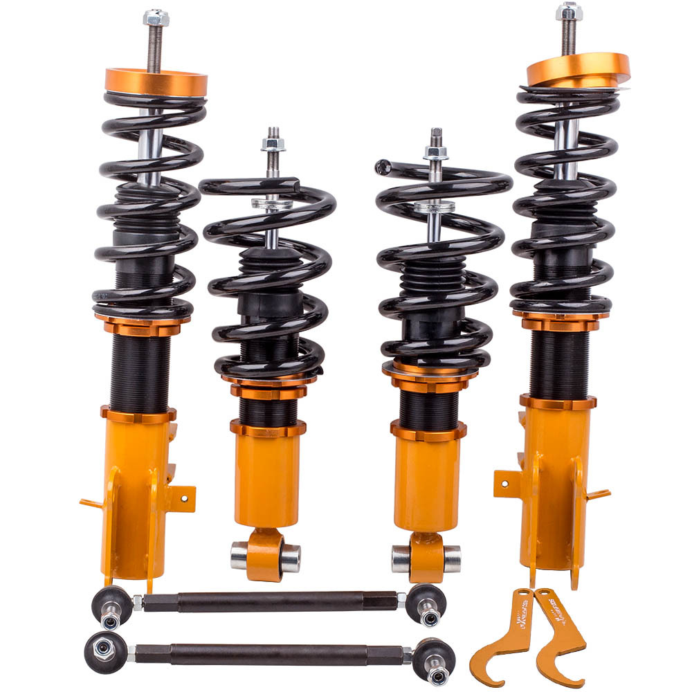 Compatible for Chevy Camaro All Models 2010-2015 Suspension Adj. Height Coil Springs Struts Coilover Kits lowering kit