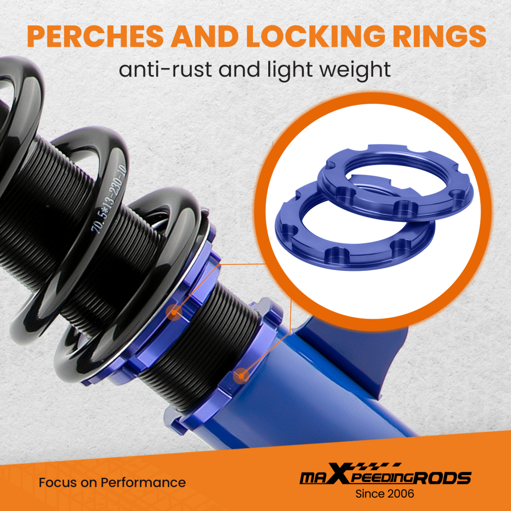 FrontRear Full Coilovers Lowering Kit compatible for Toyota Camry 92-01 Suspension