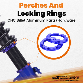 MaXpeedingrods Lowering Coilovers Shocks Springs compatible for Toyota CamryES300 92-01