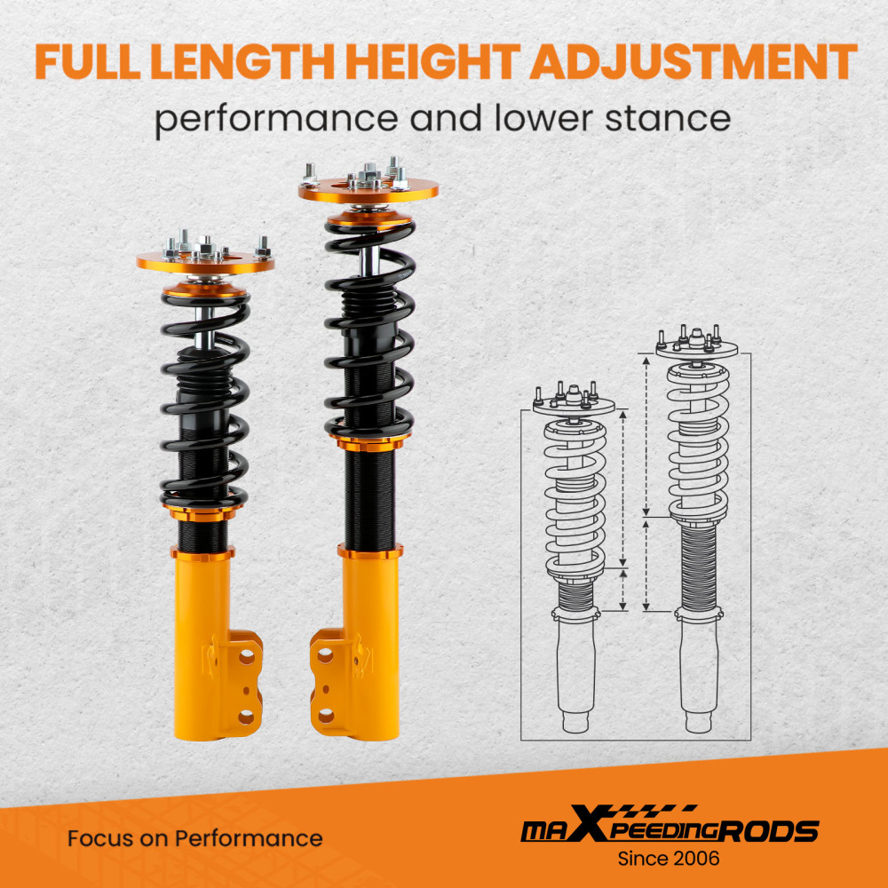Coilover Suspensions compatible for Toyota Camry 1993-2002 XV20 2.2L 3.0L Adjustable Height