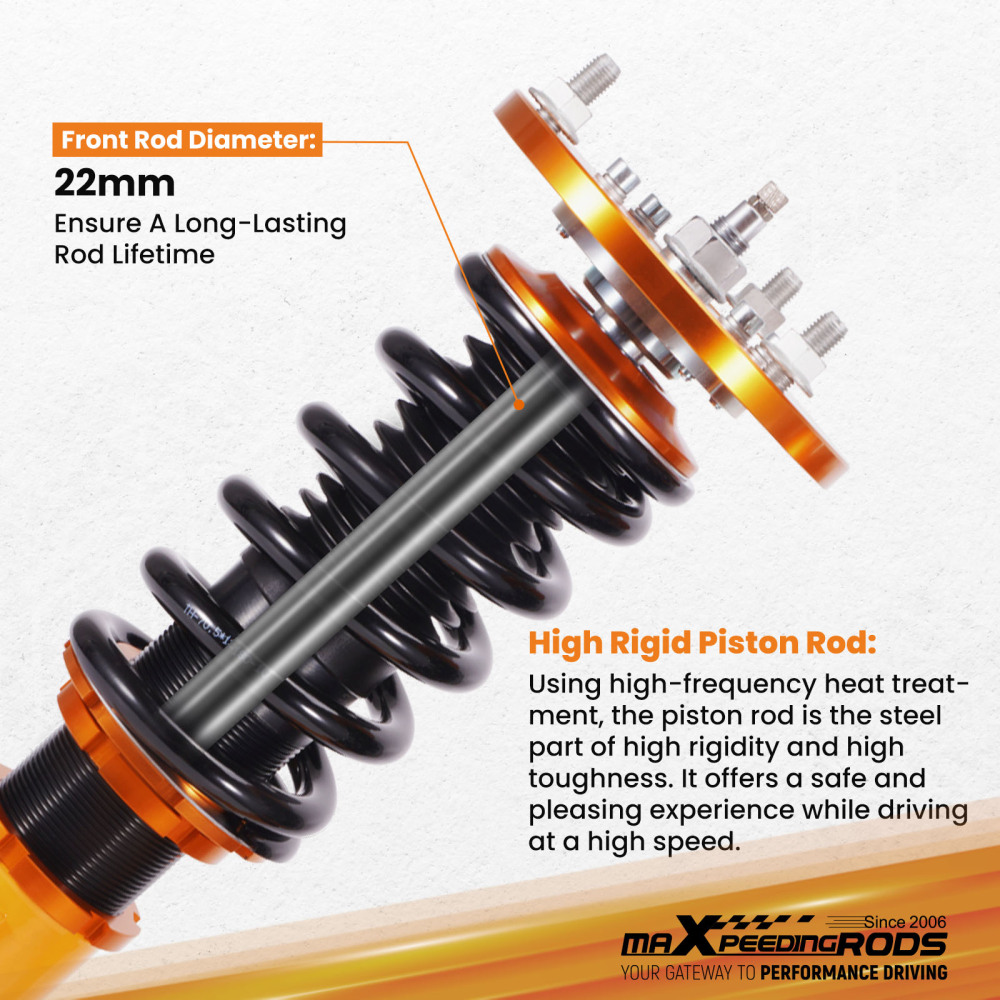 Coilover compatible for Toyota Camry 92-01 Coilovers Suspension 24 ways adjustable damper