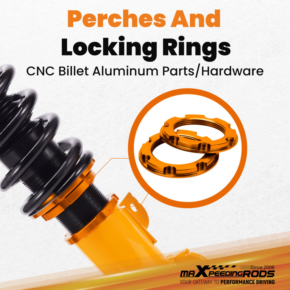 Compatible for Toyota Camry 1992-2001 XV20 2.2L 3.0L Adjustable Height Coilover Suspensions Lowering Kit