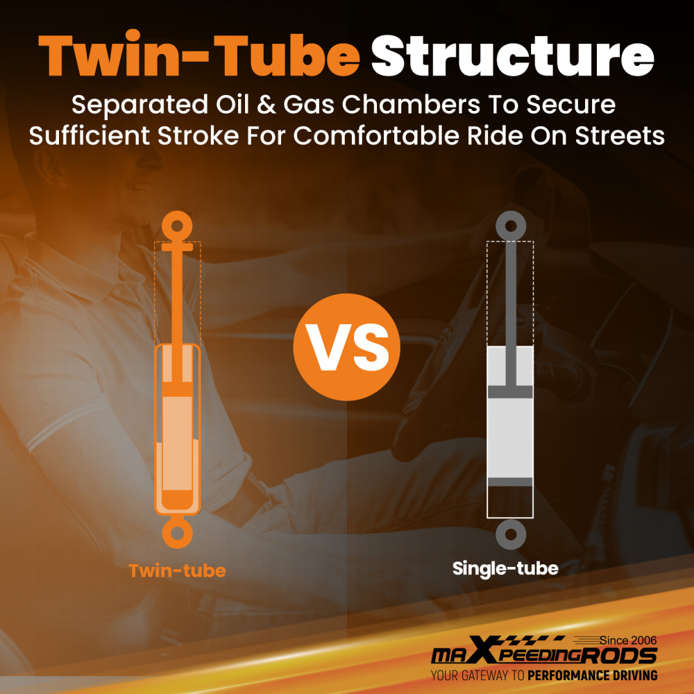 1992 - 2003 compatible for Lexus Compatible for Toyota Camry Coil Over Spring Adjustable Height Shock Absorbers Struts Grey 