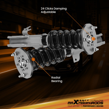 kit suspension combines filetes amortisseurs ajustable compatible pour toyota camry 95-01kit d'abaissement