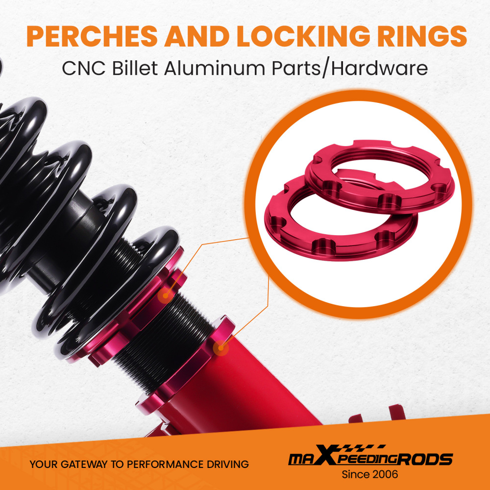 Compatible for Toyota Camry XV20 95-02 24 Steps Adjustable Damper Coilover Coilovers Struts Lowering Kit