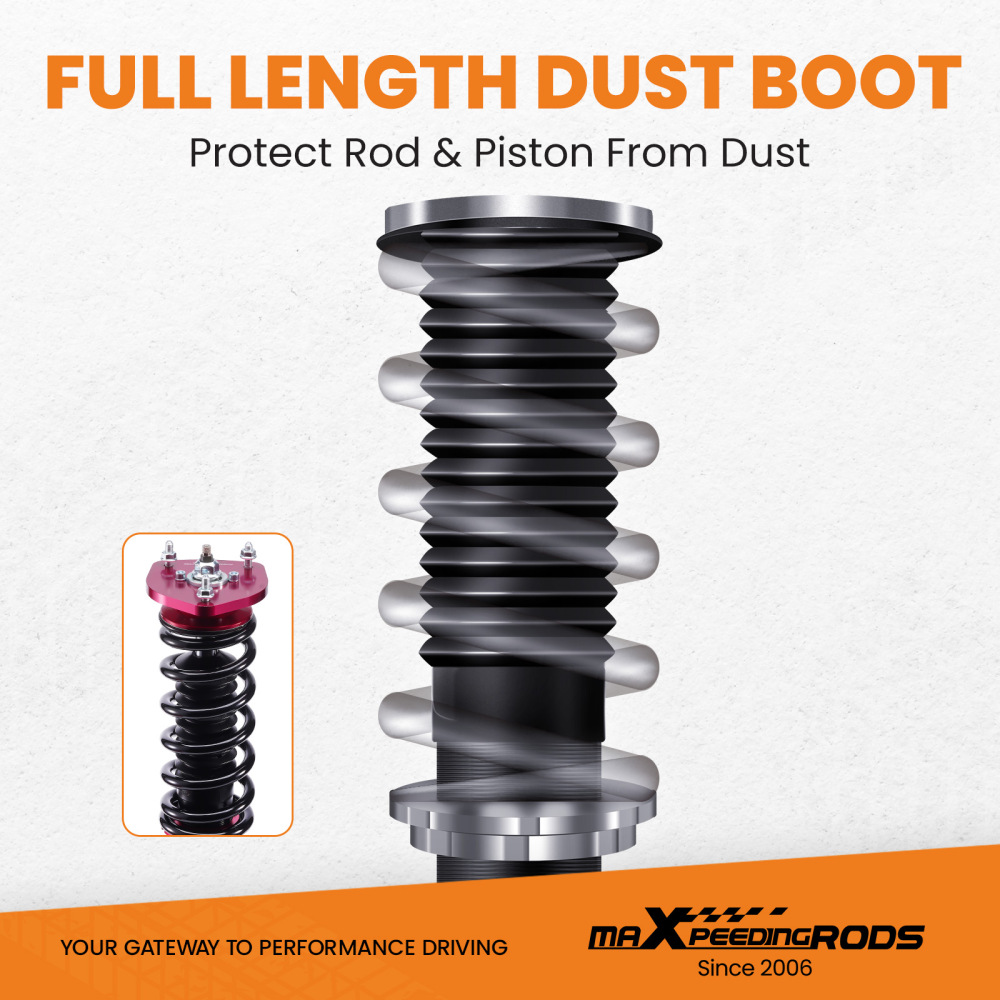 Compatible for Toyota Camry XV20 95-02 24 Steps Adjustable Damper Coilover Coilovers Struts Lowering Kit