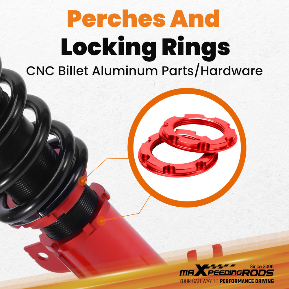 Compatible for Toyota Camry compatible for Lexus ES300 92-01 Racing Series Adjustable Height Suspension Coilovers Lowering Kit