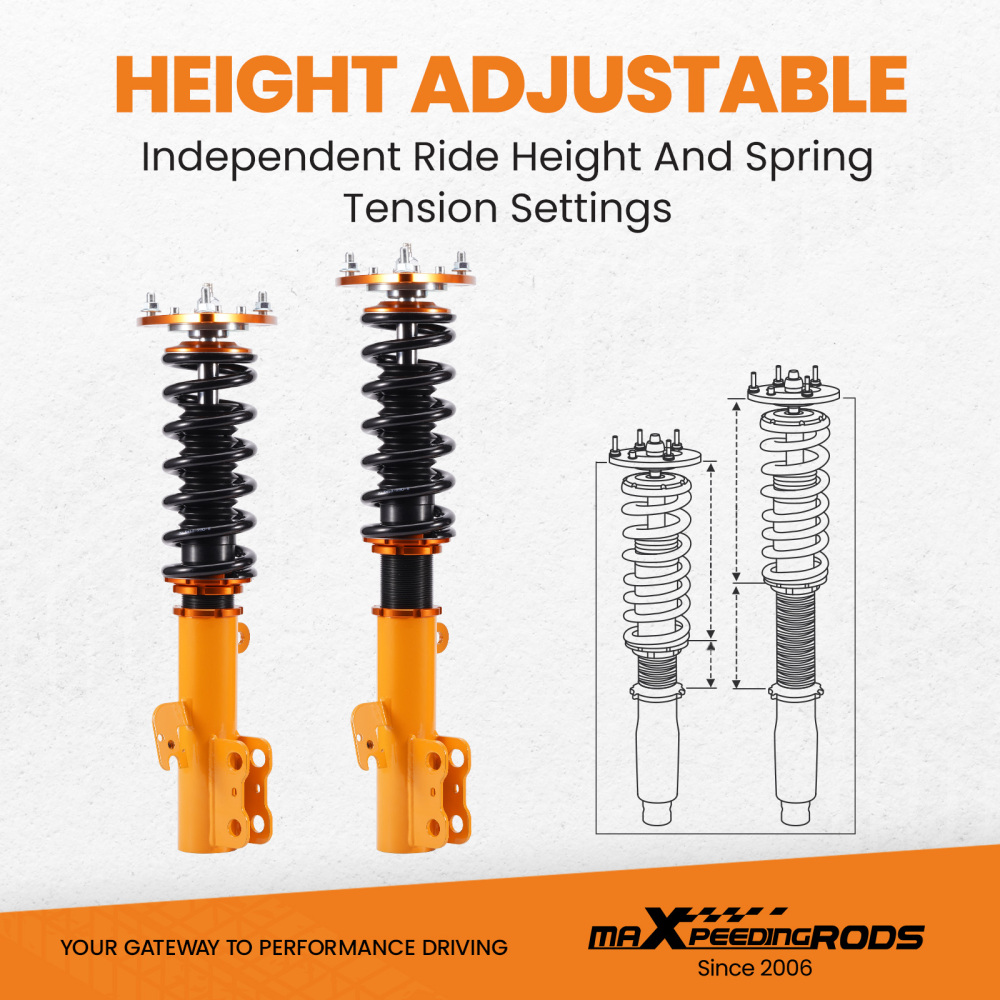 Racing Coilovers Suspension Kits Compatible for Toyota Camry (ACV30/MCV30) 2002-2006 lowering kit