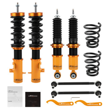 MaXpeedingrods Coilover 24 Way Damper Suspension Kit compatible for Chevy Camaro 2010-2015