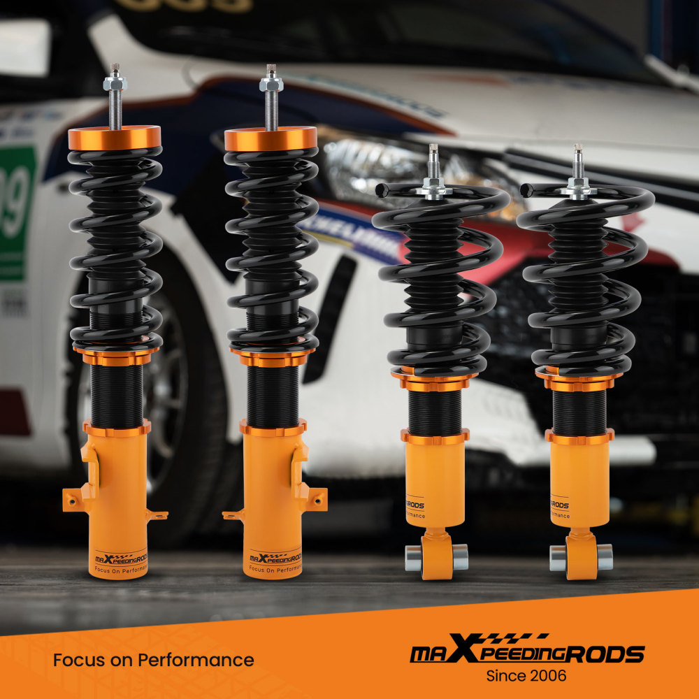 MaXpeedingrods Coilover 24 Way Damper Suspension Kit compatible for Chevy Camaro 2010-2015