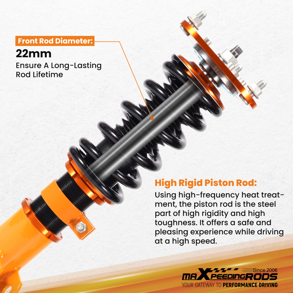 Tuning Coilover Assembly compatible for Toyota Celica 00-06 Coilovers Suspension Shocks