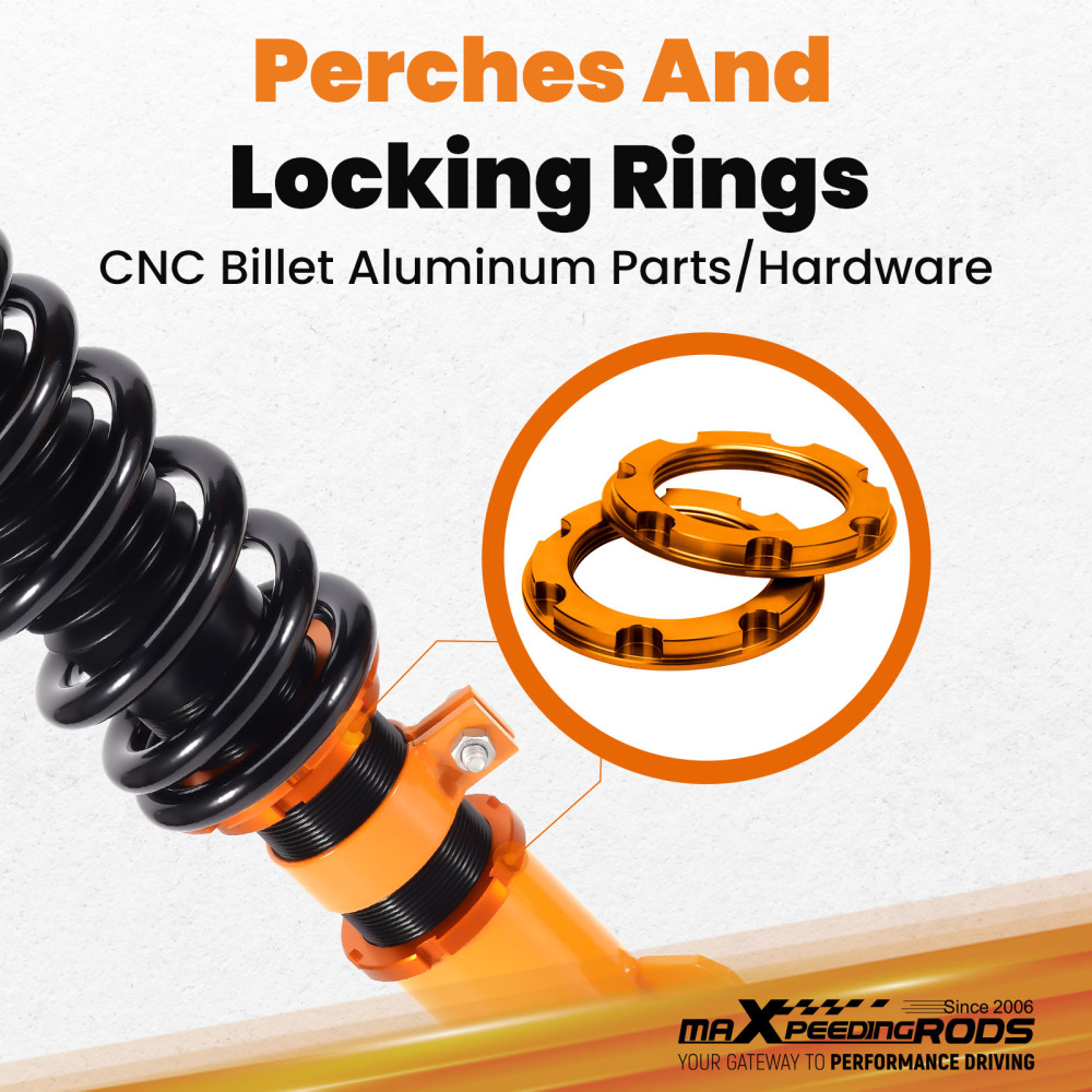 Kit sospensione coilover anteriore e posteriore compatibile per Toyota Celica 16V 2000-2006 Lowering Kit