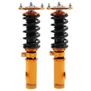 Coilovers Kit compatible for Toyota Celica 2000-06 Adj. Height Shock Struts w/z Top Mounts Lowering Kit