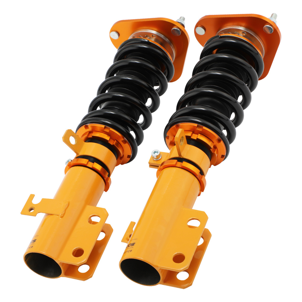 Coilovers Kit compatible for Toyota Celica 2000-06 Adj. Height Shock Struts w/z Top Mounts Lowering Kit