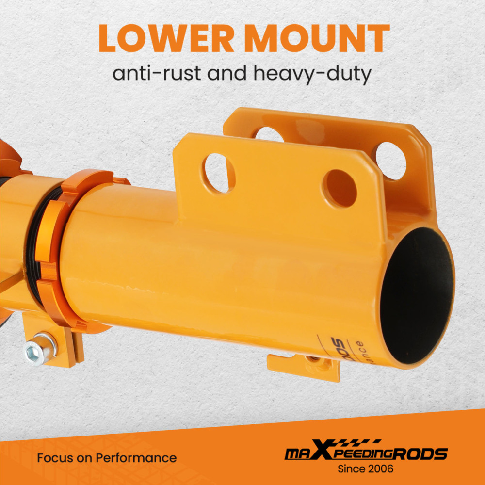 Coilovers Kit compatible for Toyota Celica 2000-06 Adj. Height Shock Struts w/z Top Mounts Lowering Kit