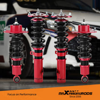Compatible for Toyota Celica 00-06 Suspension Shock 24 Ways Damper adjustable Coilovers Lowering Kit