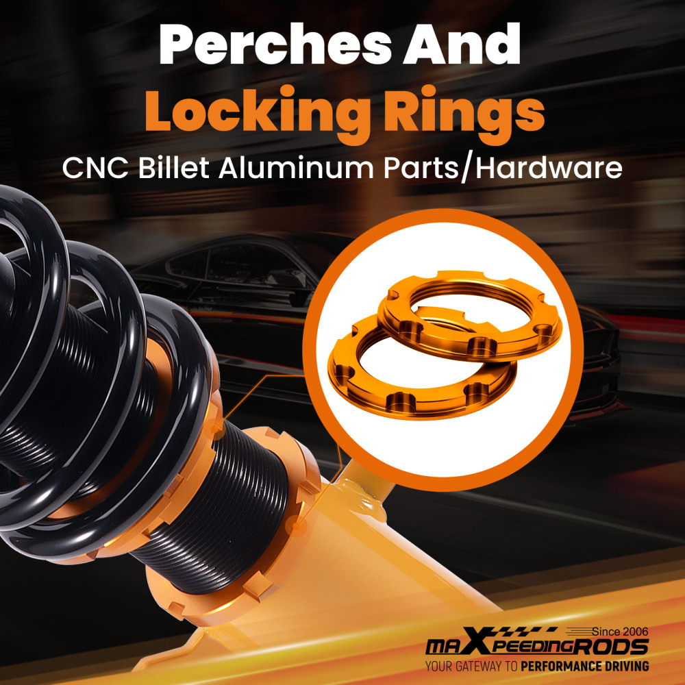 Kit ammortizzatori per auto Anteriore e Posteriore compatibile per Toyota Celica compatibile per FWD 91 92 93  Lowering Kit