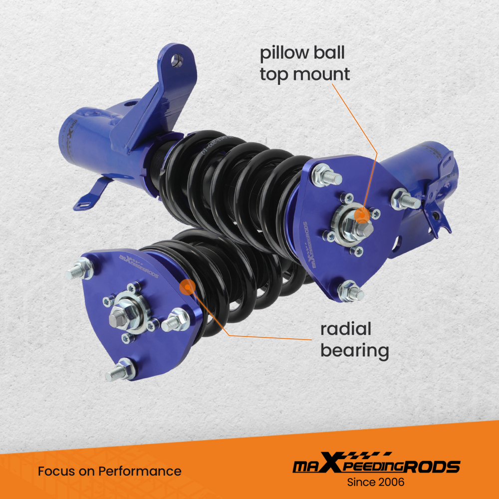 Coilovers Shock Struts Kit compatible for Honda Civic Coilover ES1 compatible for Honda Civic EU3 2001-05