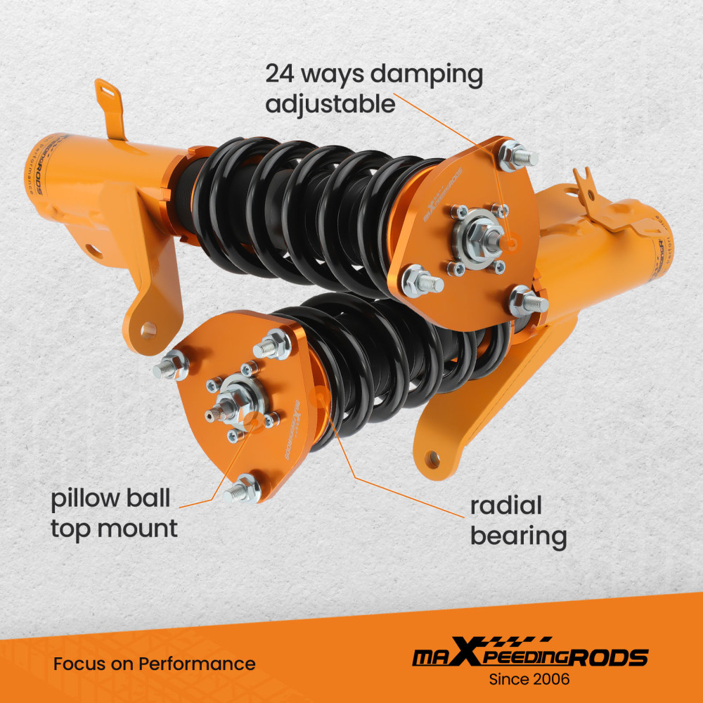 Compatible for Honda Civic EM2 2001 20-05 Coilovers Shock Absorber Set compatible for Honda Civic EM2 2001 20-05 Adjustable lowering kit