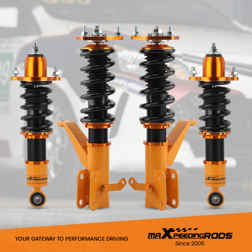 Compatible for Toyota Corolla E90 E100 E110 1988 - 1999 Adjustable Height Camber Suspension Kit Coilovers Lowering Kit