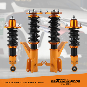 Compatible for Toyota Corolla E90 E100 E110 1988 - 1999 Adjustable Height Camber Suspension Kit Coilovers Lowering Kit