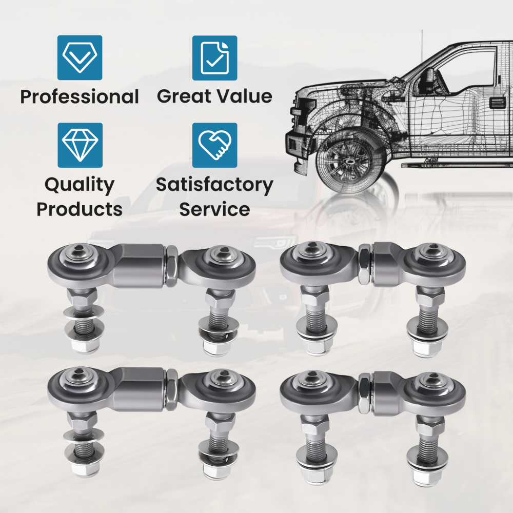 Full Coilovers Suspension Struts Kit + Sway Bar Link compatible for Honda Civic 2001-2005