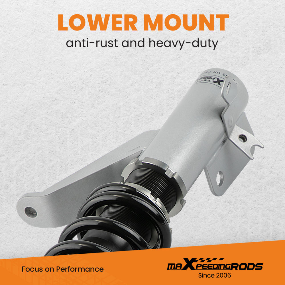 24 Way Damper CoiloversRear Control Camber Arms Kit compatible for Honda Civic 2001-2005