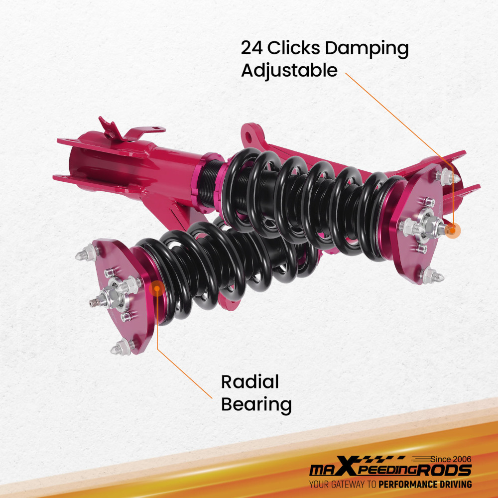 Full Coilovers Assembly Kit compatible for Honda Civic ES, ET 01-05 Coilover Shocks Struts