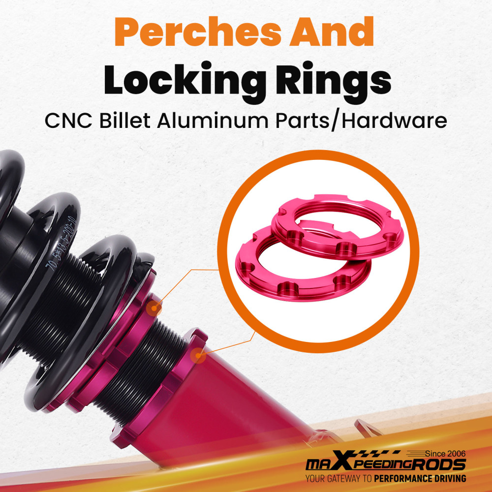 Full Coilovers Assembly Kit compatible for Honda Civic ES, ET 01-05 Coilover Shocks Struts