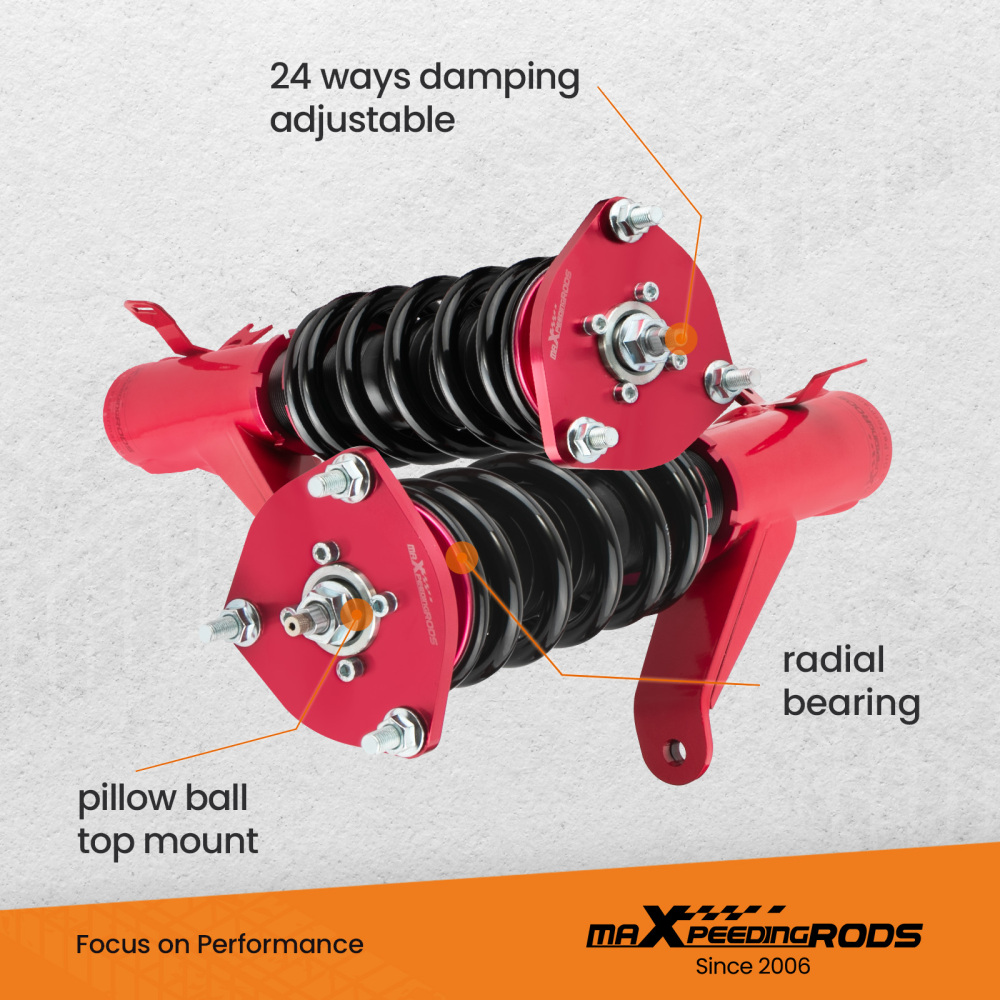 Full Coilovers Assembly Kit compatible for Honda Civic ES, ET 01-05 Coilover Shocks Struts