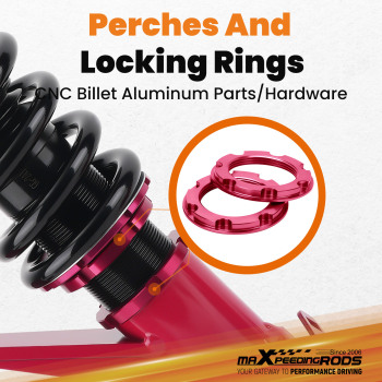 Amortiguadores traseros ajustables con resortes 01-2005 compatible para Honda Civic (EM2)