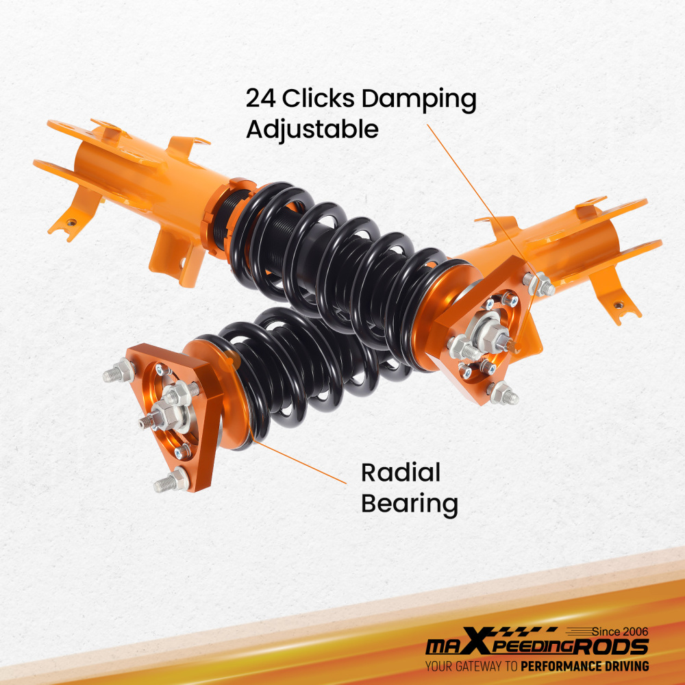Coilover Shock+Spring+Camber 24 way compatible for Honda Civic 12-15 Si 12-13