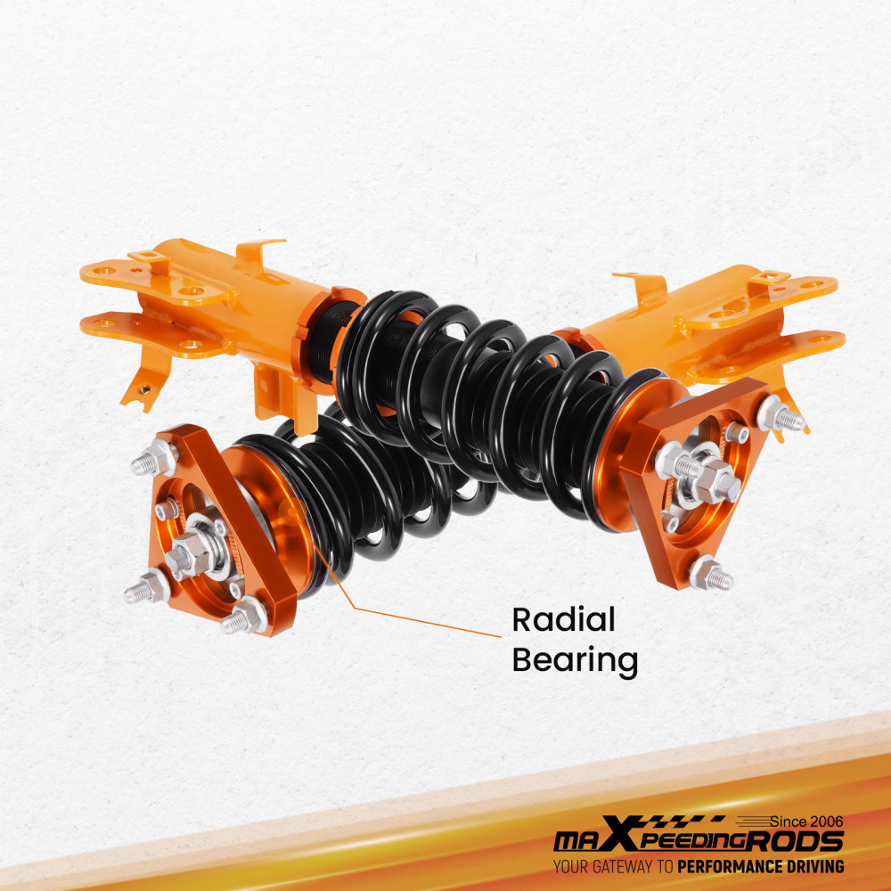 Compatible for Honda Civic 2012-2015 Si 2012-2016 Only Adj Height Shocks New Coilovers Kits Lowering Kit