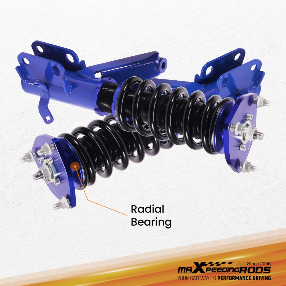 Street Coilover System compatible for Honda Civic DX EX GX HX LX Si 01-05 Aluminum