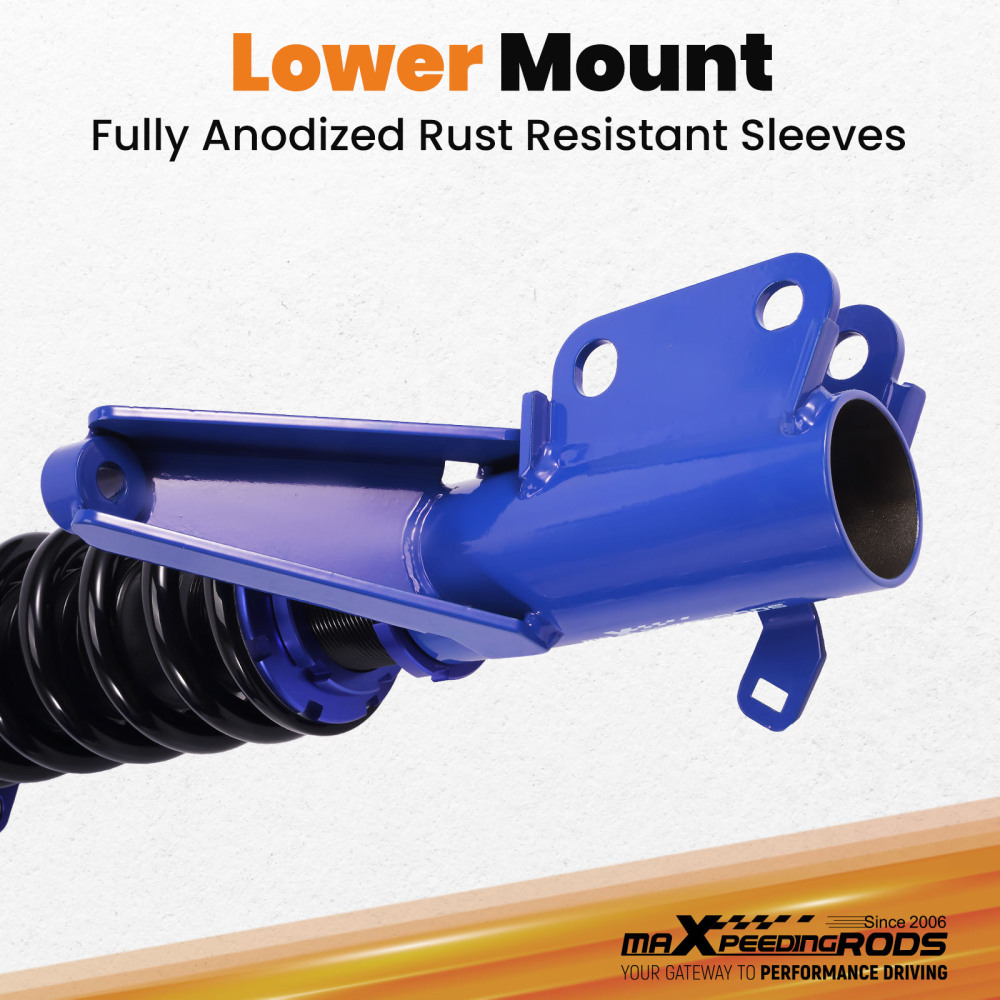 Kit dAmortisseur combinés filetés shocks compatible pour Honda Civic (EM2) 2001 - 2005 suspensionkit d'abaissement