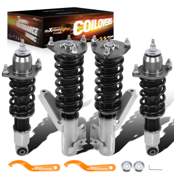 Compatible for Honda Civic Si EM2 RSX DC5 24 Ways Adj. Damper Coilovers Coilover Struts kit 