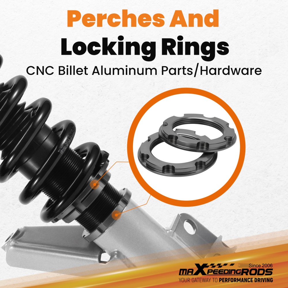 Compatible for Honda Civic Si EM2 RSX DC5 24 Ways Adj. Damper Coilovers Coilover Struts kit 