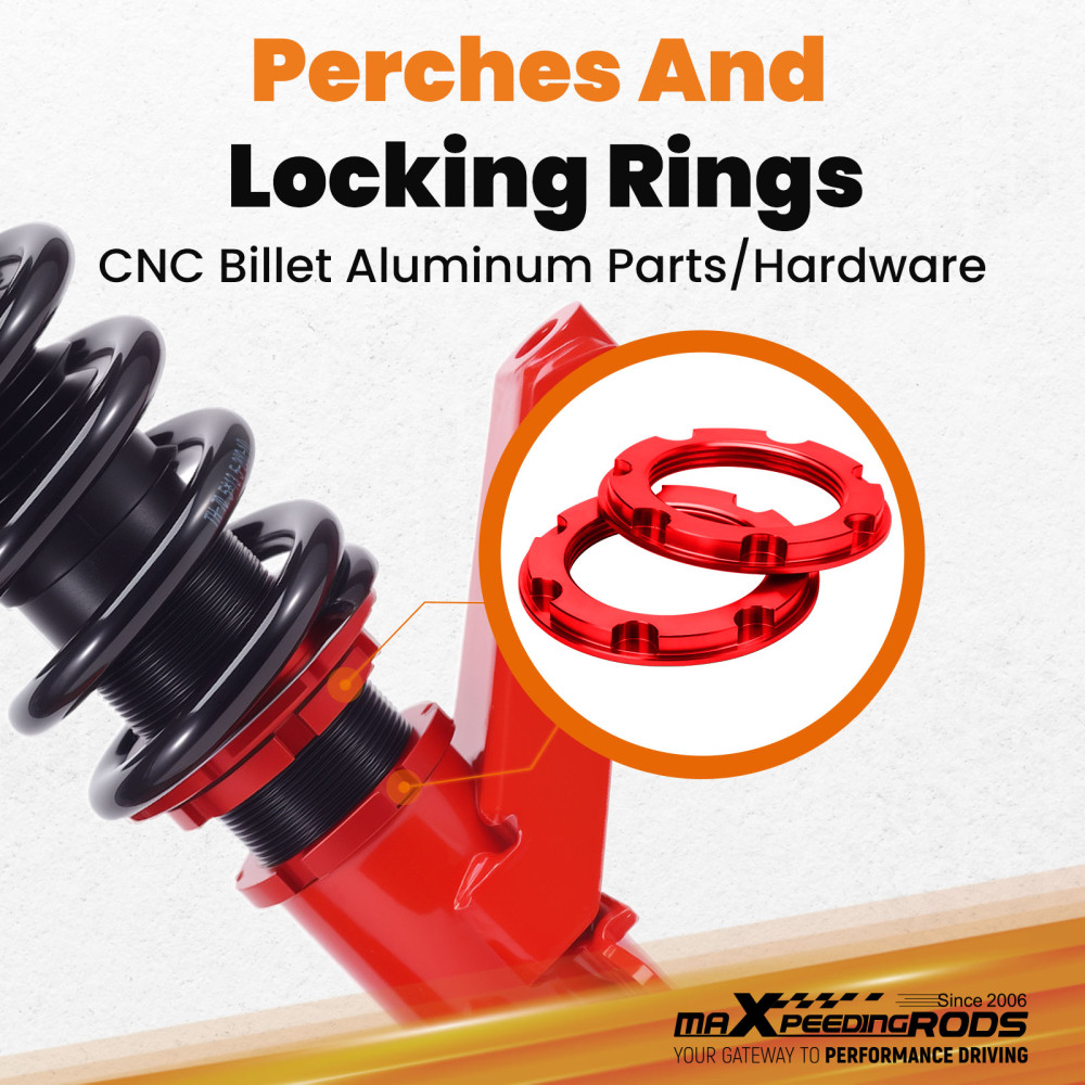 24 Way Damper Coilovers Lowering KitControl Arms compatible for Honda Civic 2001-2005