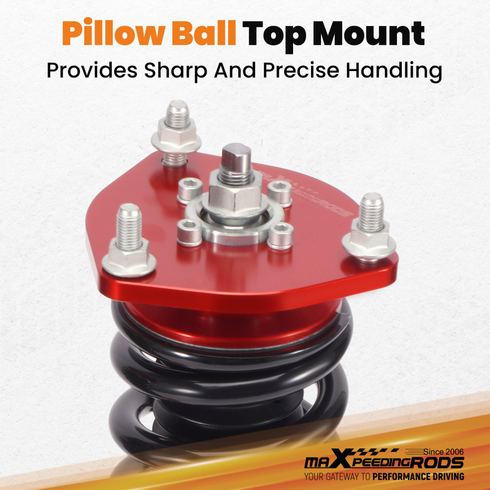 2002 compatible for Honda Civic 2001 2003 2004 2005 Adjustbale Height Shock Strut Red Coilovers