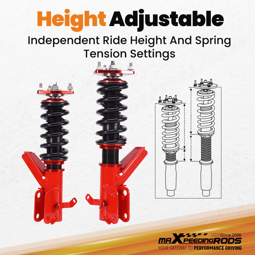 Ammortizzatori Regolabile in altezza compatibile per Honda CivicEM Lowering Kit